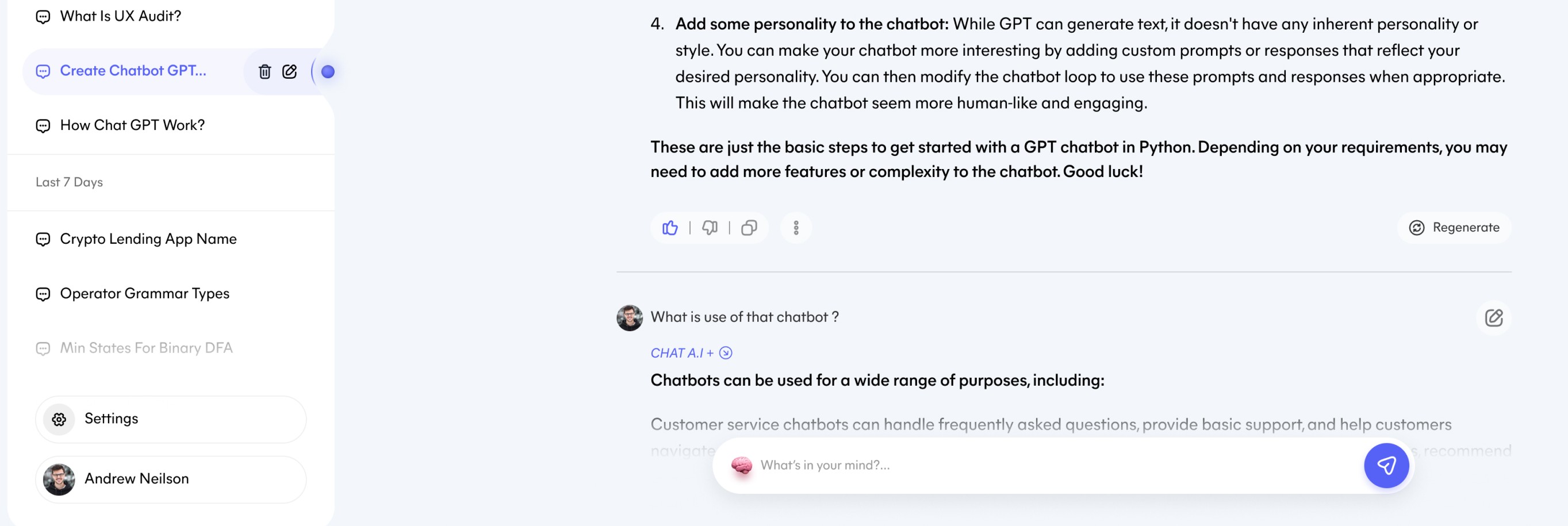 AI Chatbot
